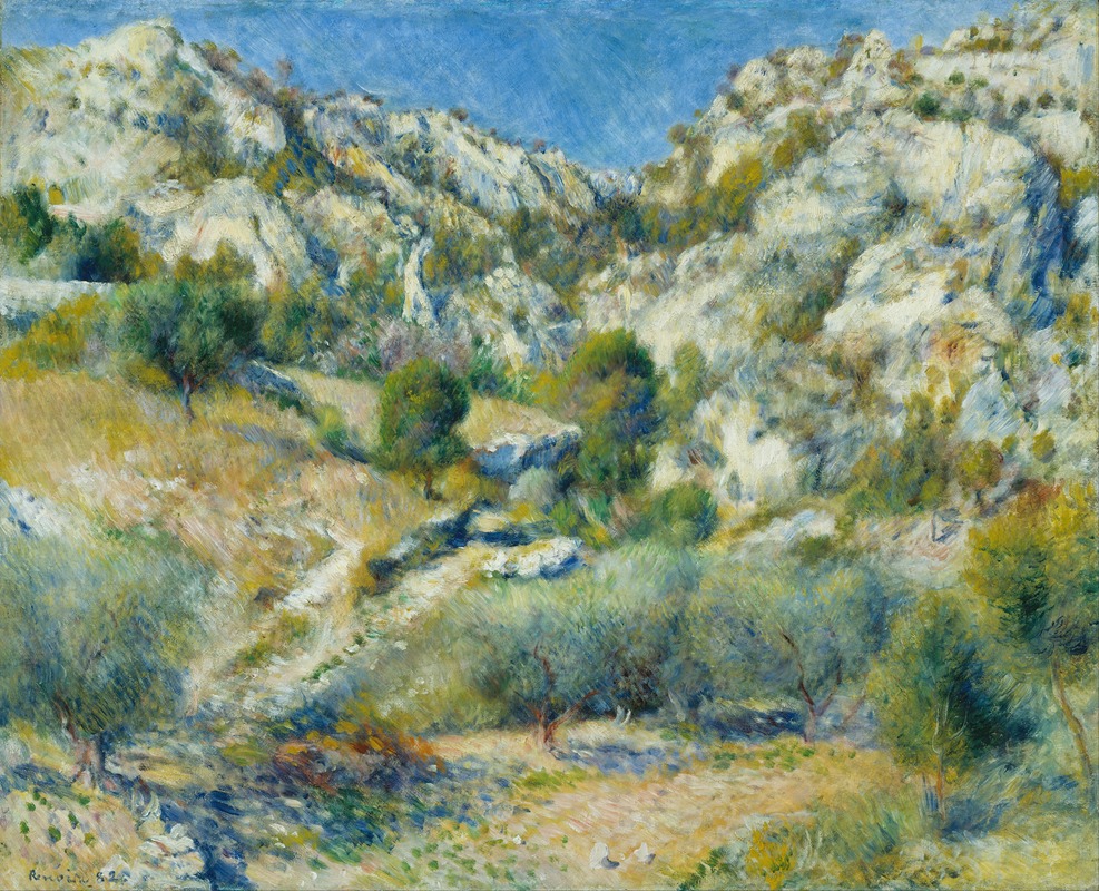 Pierre-Auguste Renoir - Rocky Crags at L’Estaque