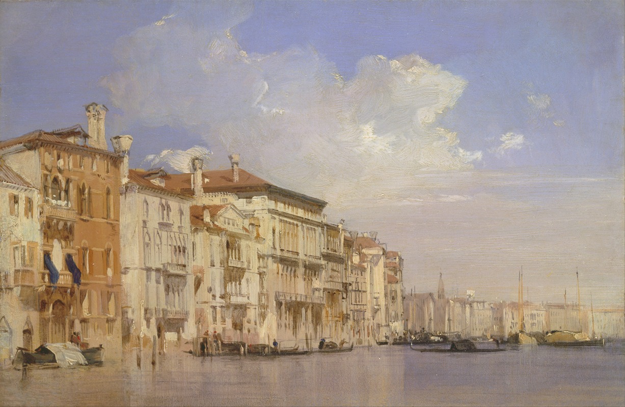 Richard Parkes Bonington - Grand Canal, Venice