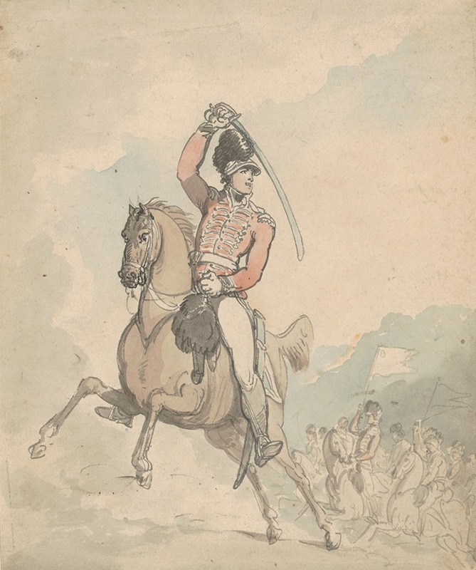 Thomas Rowlandson - Officer of the guards