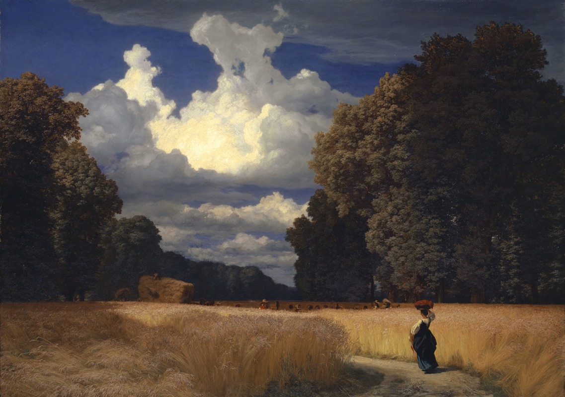 Robert Zünd - The Harvest
