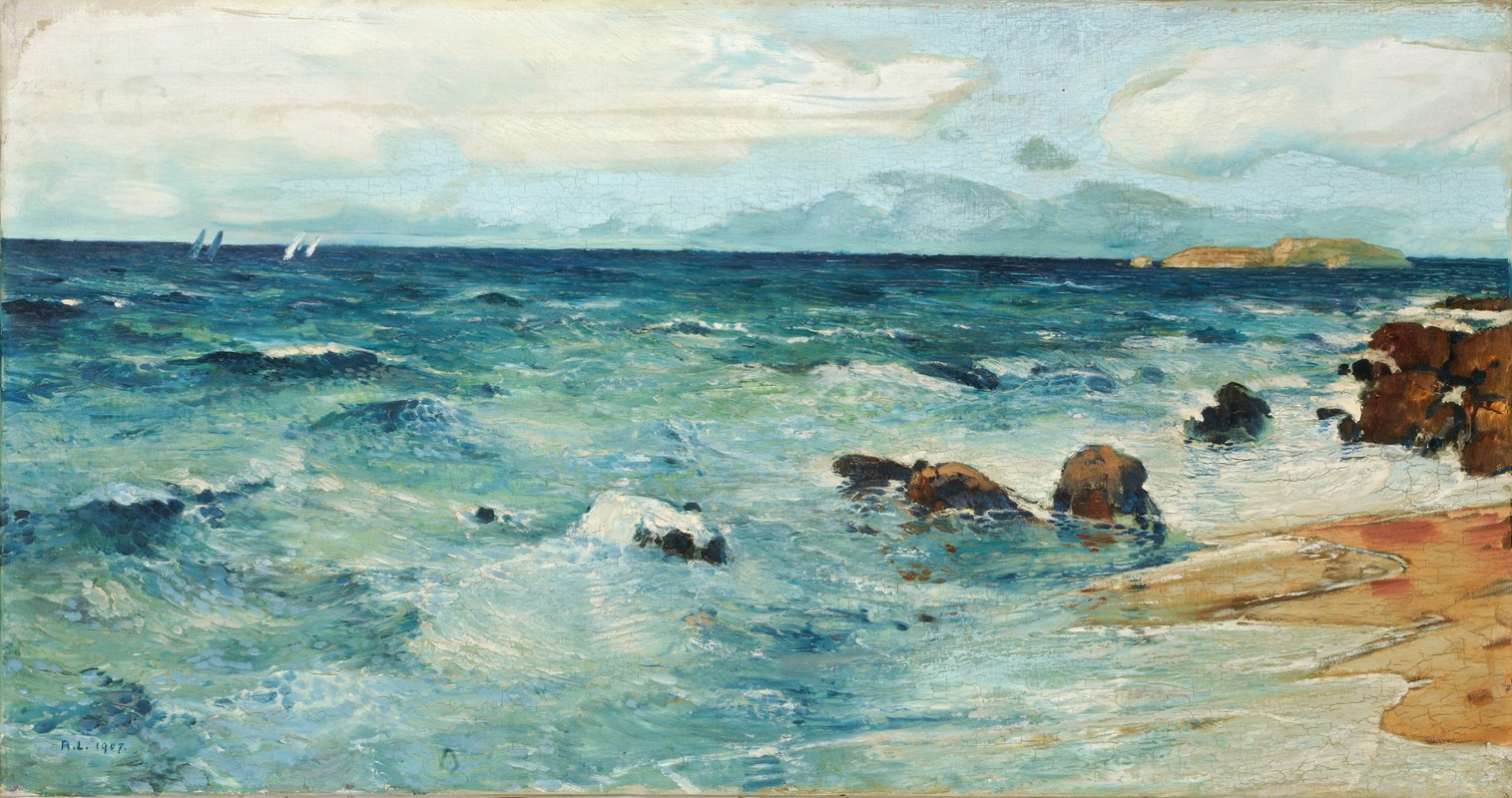 Rudolf Löw - Coastal Landscape