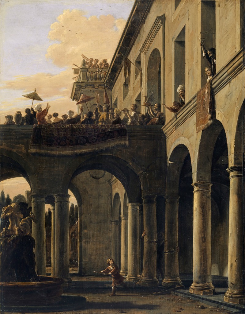 Salomon de Bray - Samson Destroying the Temple