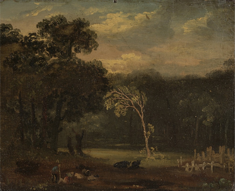 Samuel Palmer - Sketch from Nature in Sion Park