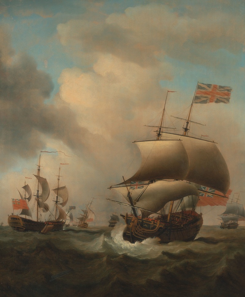Samuel Scott - Shipping in a Choppy Sea