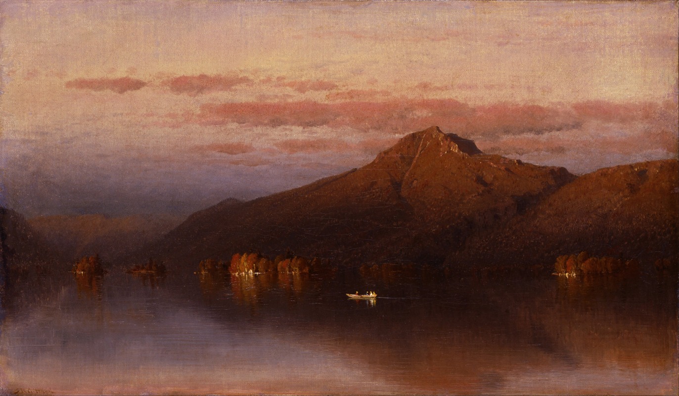 Sanford Robinson Gifford - Whiteface Mountain from Lake Placid