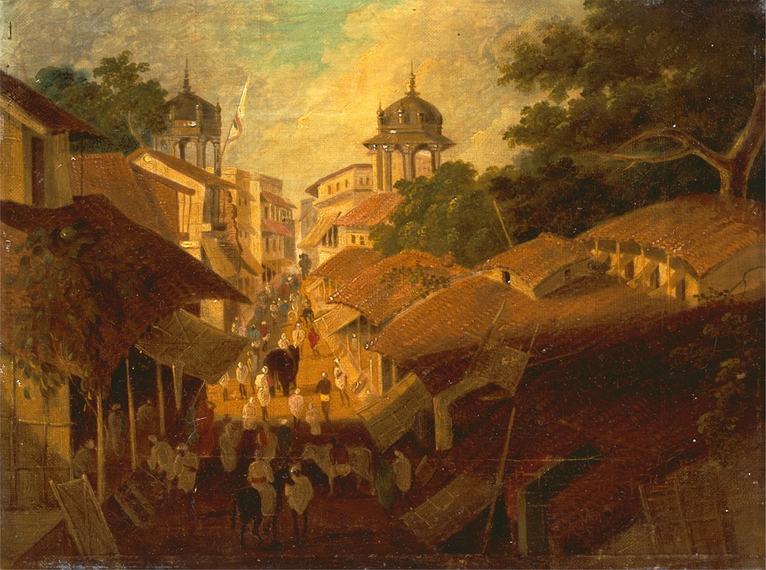 Sir Charles D'Oyly - Street in Patna