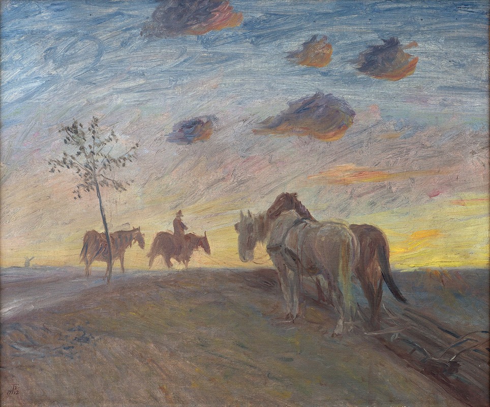 Theodor Philipsen - Evening Landscape