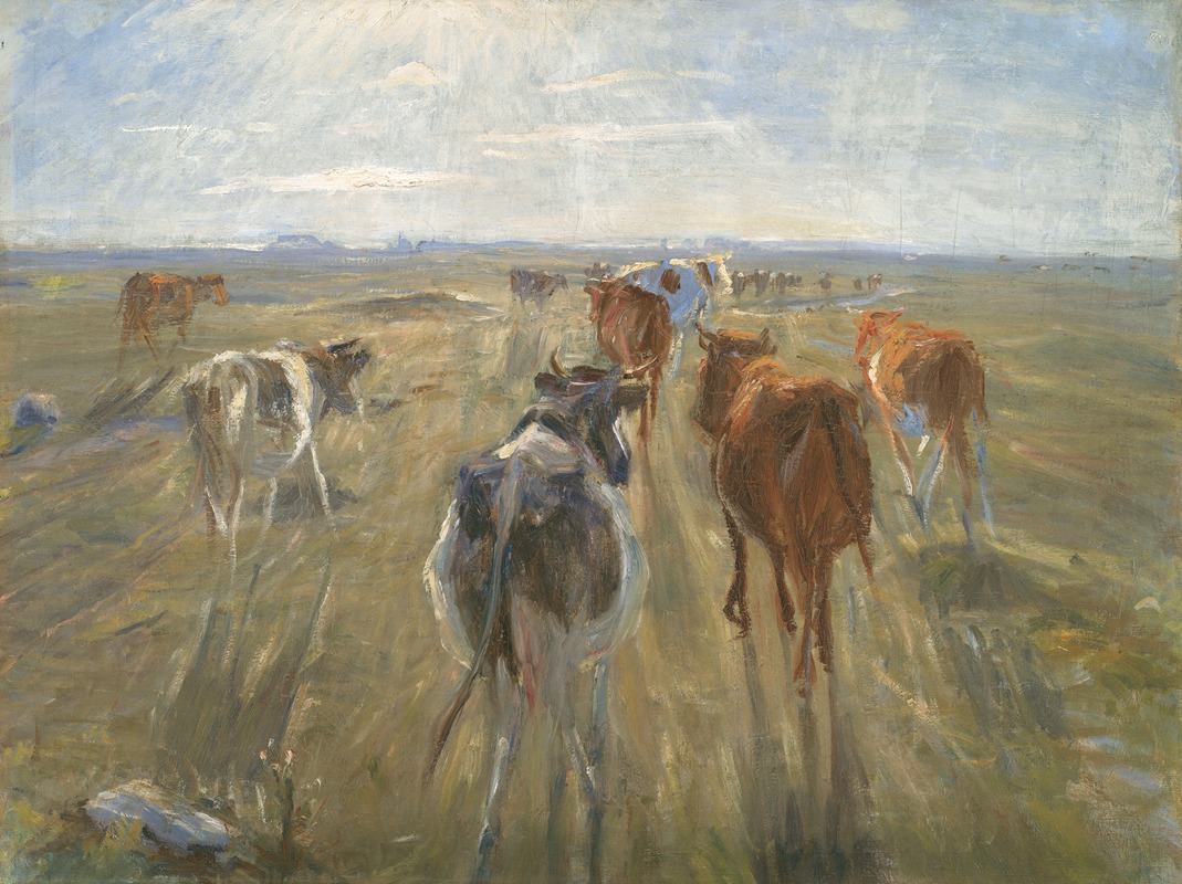 Theodor Philipsen - Long Shadows. Cattle on the Island of Saltholm