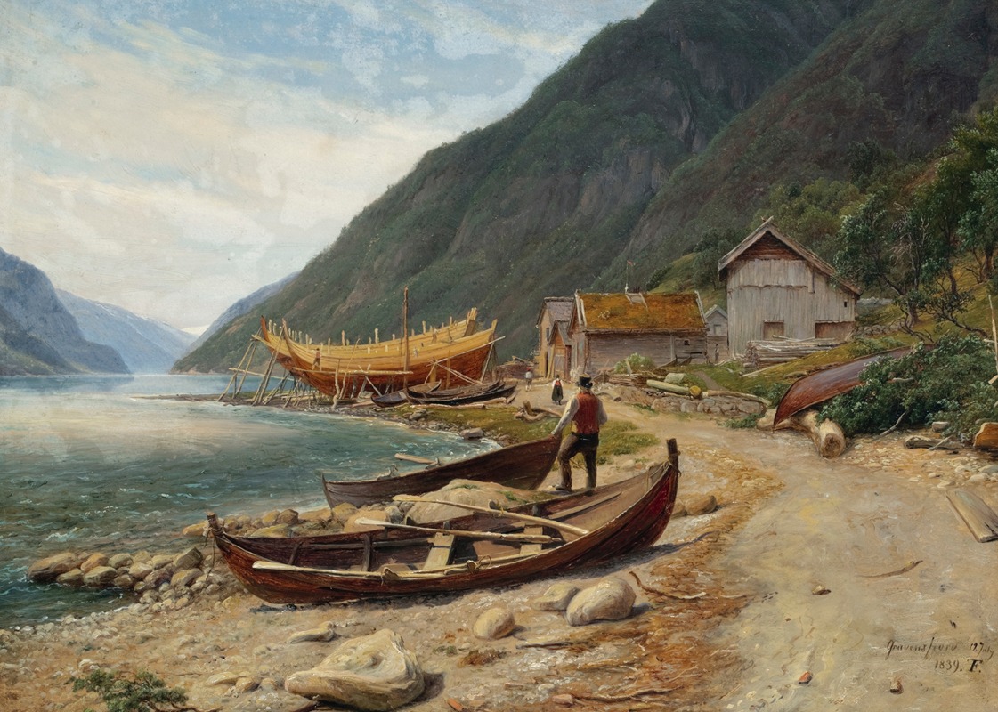 Thomas Fearnley - Gravensfjord