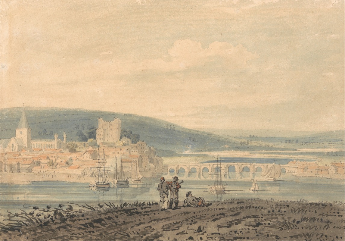Thomas Girtin - View of Rochester