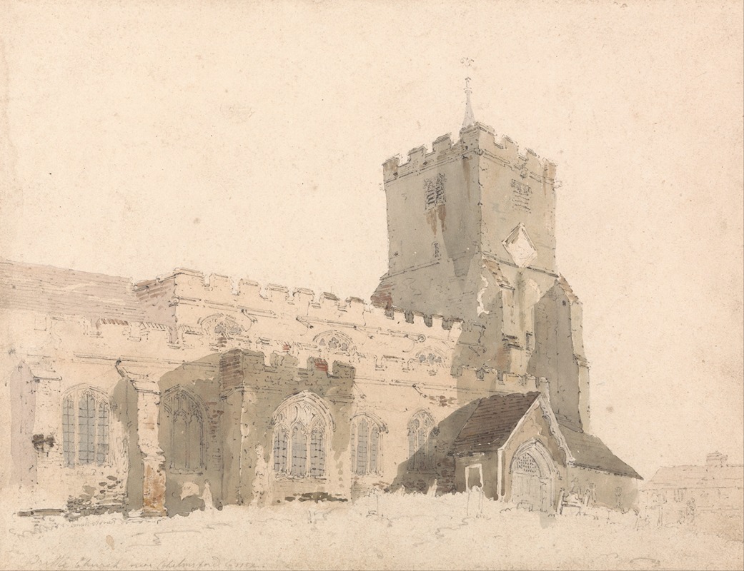Thomas Girtin - Writtle Church, Essex