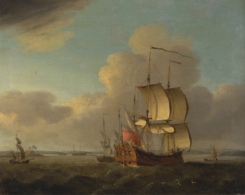 Thomas Mellish - Shipping in the Thames Estuary