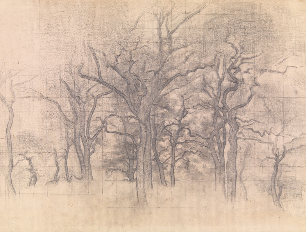 Vilhelm Hammershøi - Oak Trees