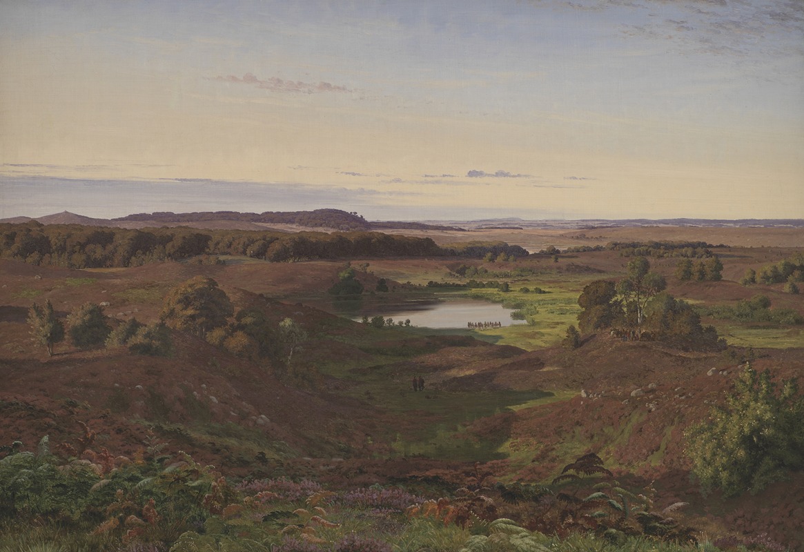 Vilhelm Kyhn - Landscape in the North of Zealand. Afternoon
