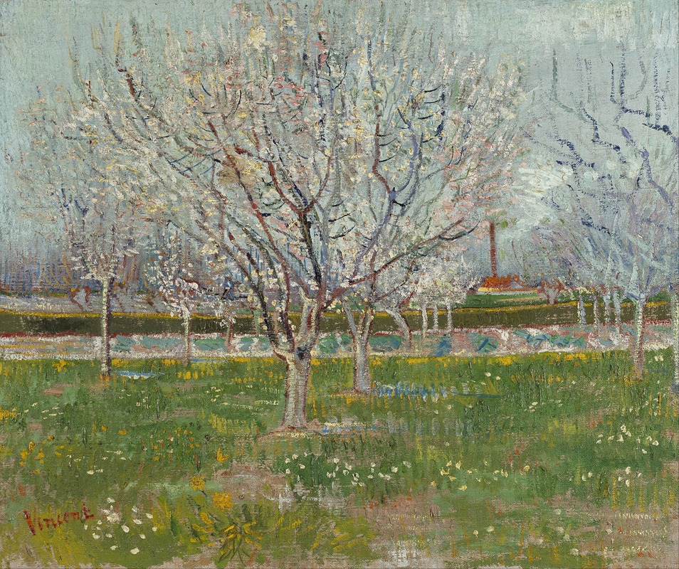 Vincent van Gogh - Orchard in Blossom (Plum Trees)