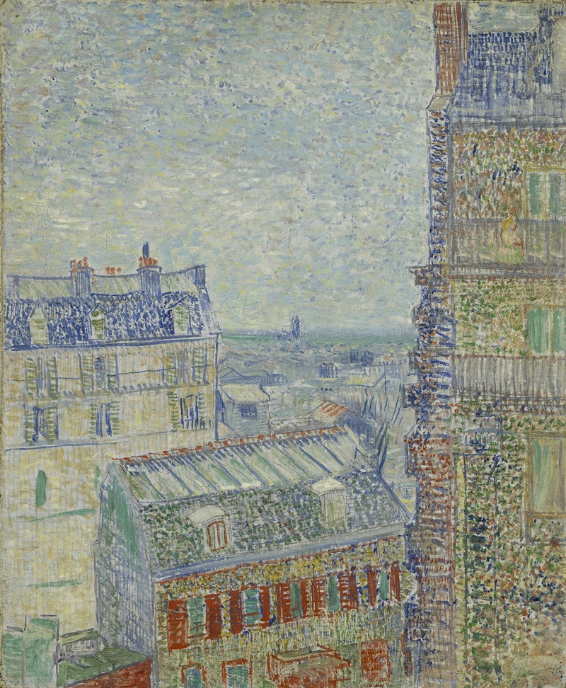 Vincent van Gogh - View from Theo’s apartment