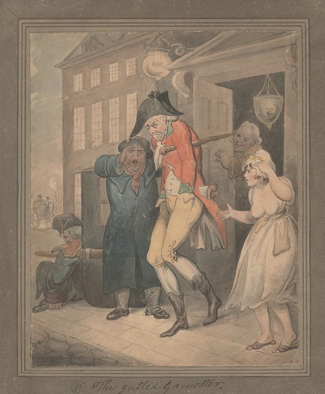 Thomas Rowlandson - The gulled gamester