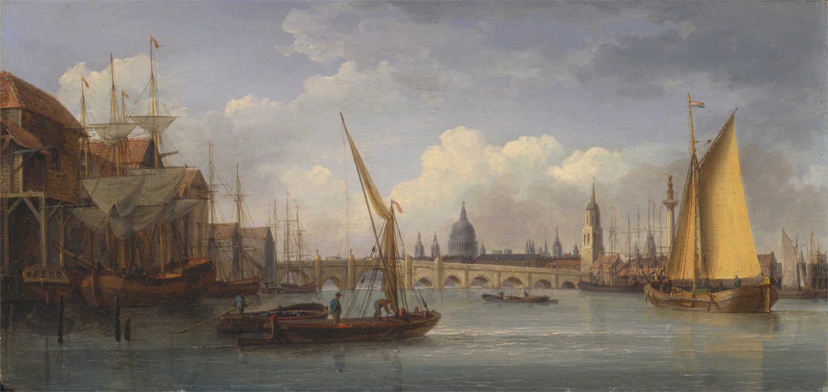 William Anderson - London Bridge, with St. Paul’s Cathedral in the distance
