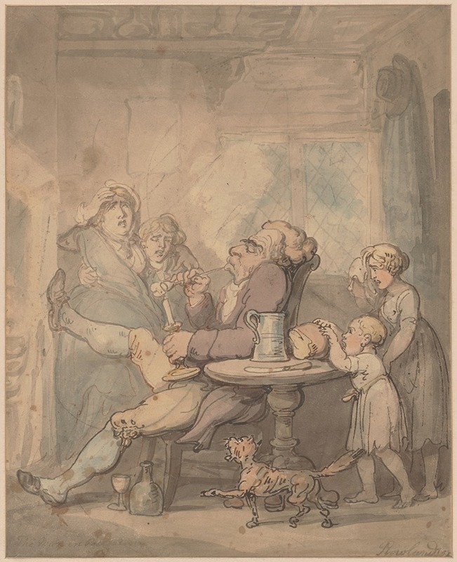 Thomas Rowlandson - The man In position