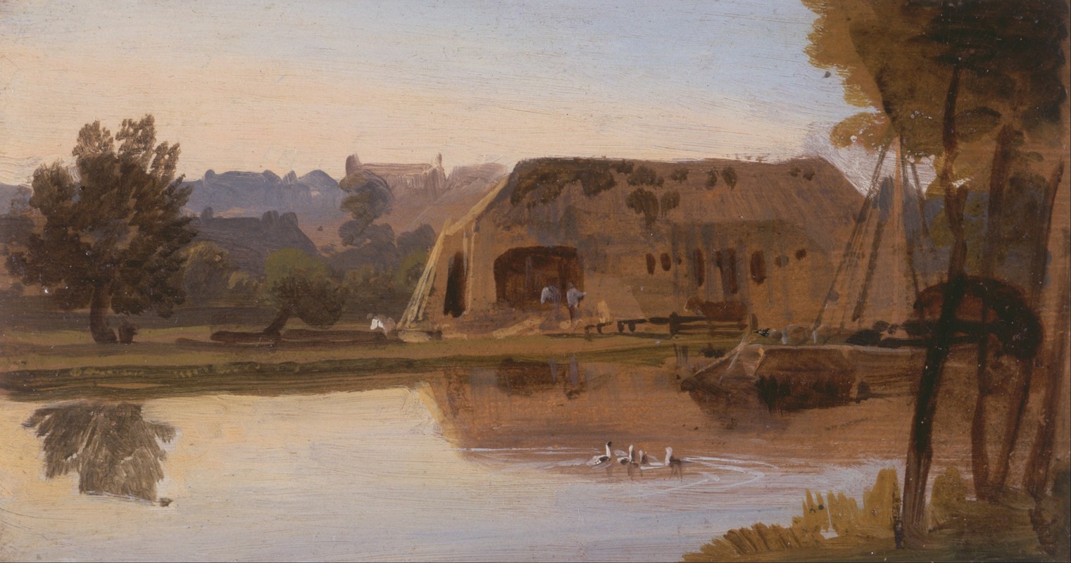 William Havell - On the Kennet, Reading