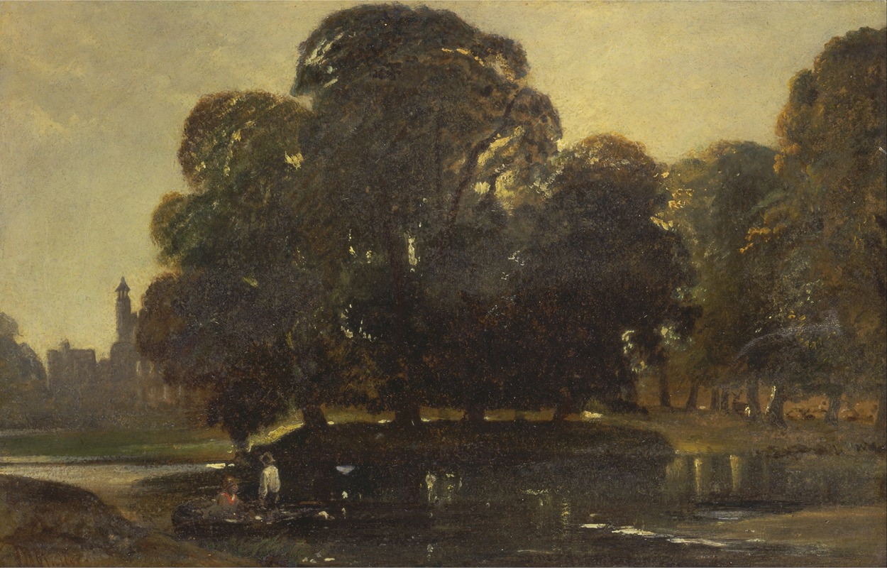 William James Müller - A View of Eton and the Fellows Eyot