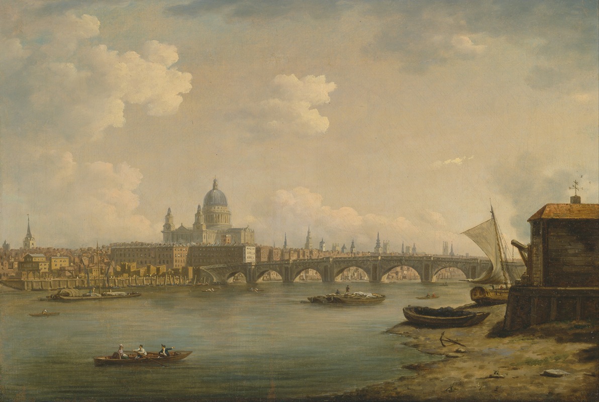 William Marlow - St. Paul’s and Blackfriars Bridge