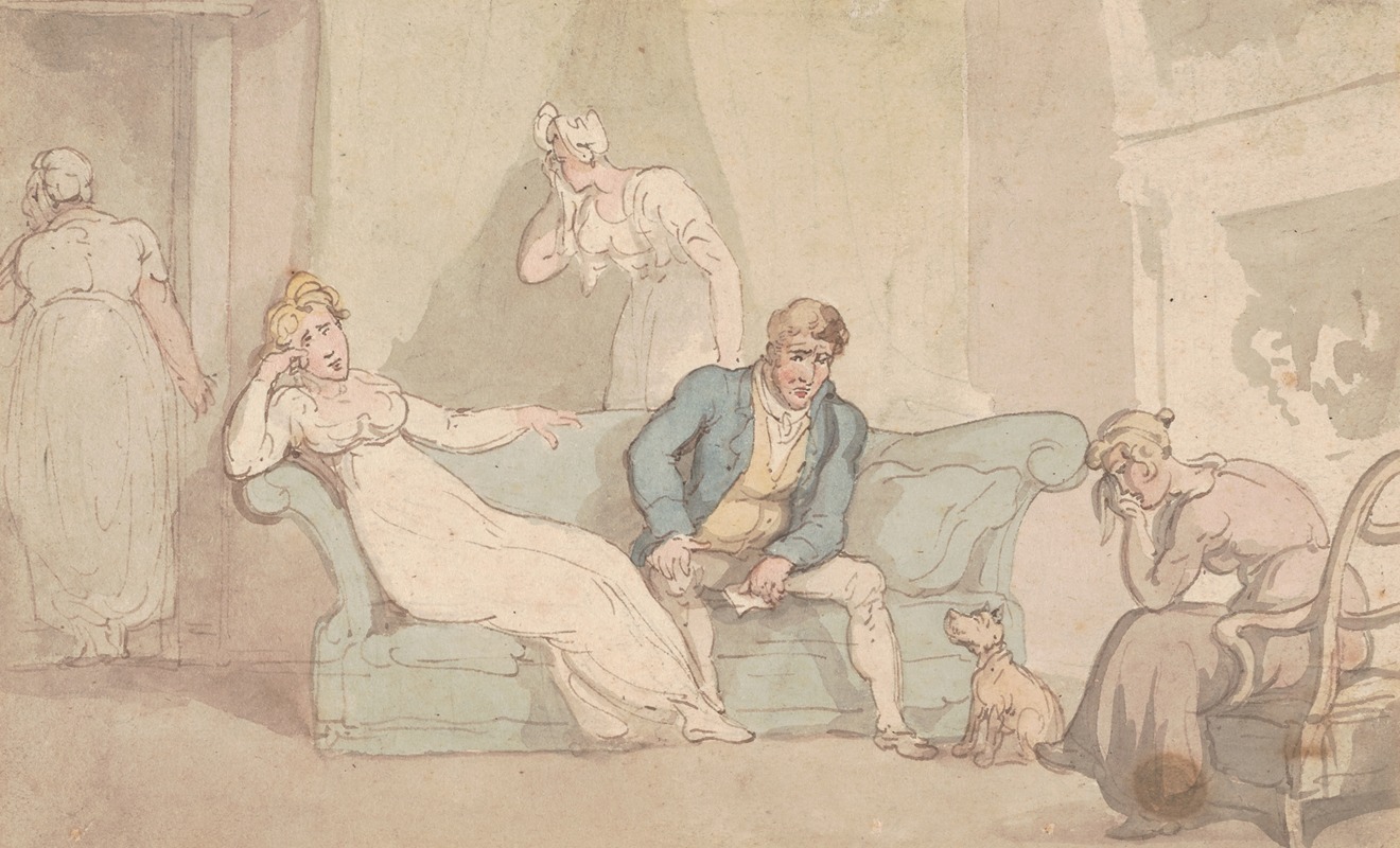 Thomas Rowlandson - The ruined gamester