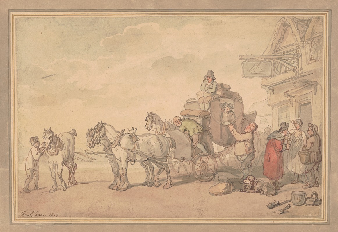 Thomas Rowlandson - The Ship Inn