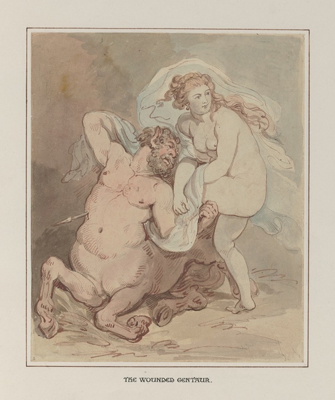 Thomas Rowlandson - The wounded centaur