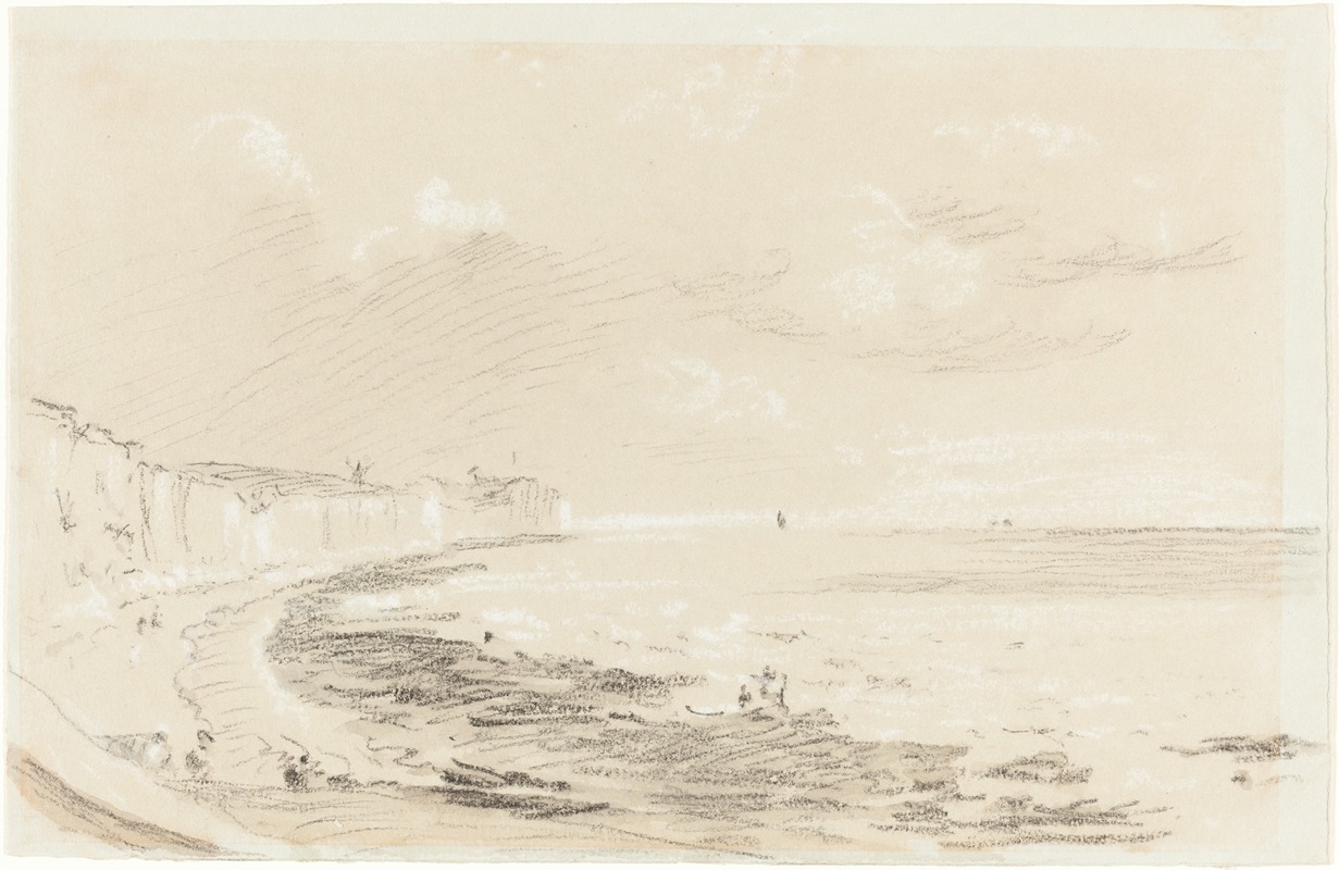 British 19th Century - Sea Coast Scene