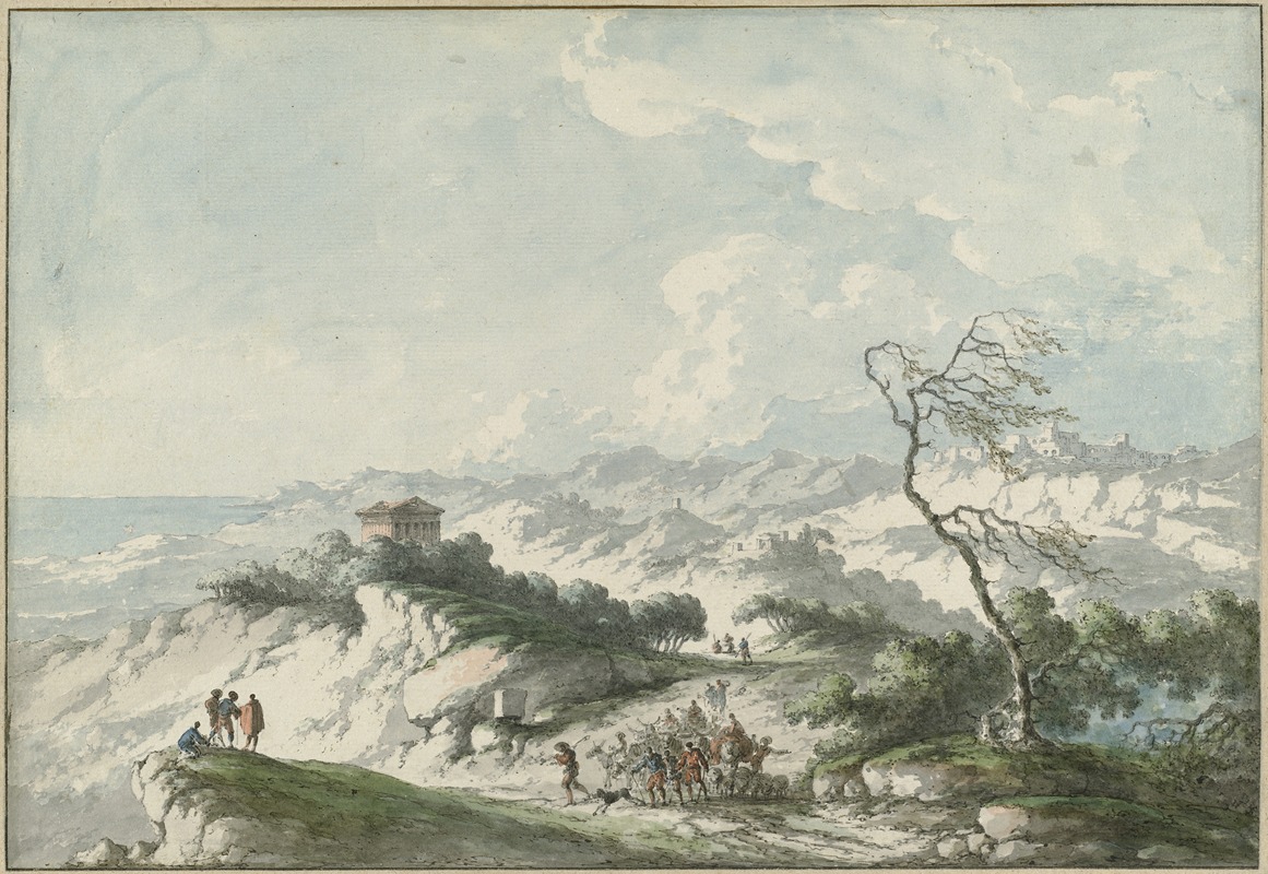 Claude-Louis Châtelet - Second View of the Agrigento Countryside