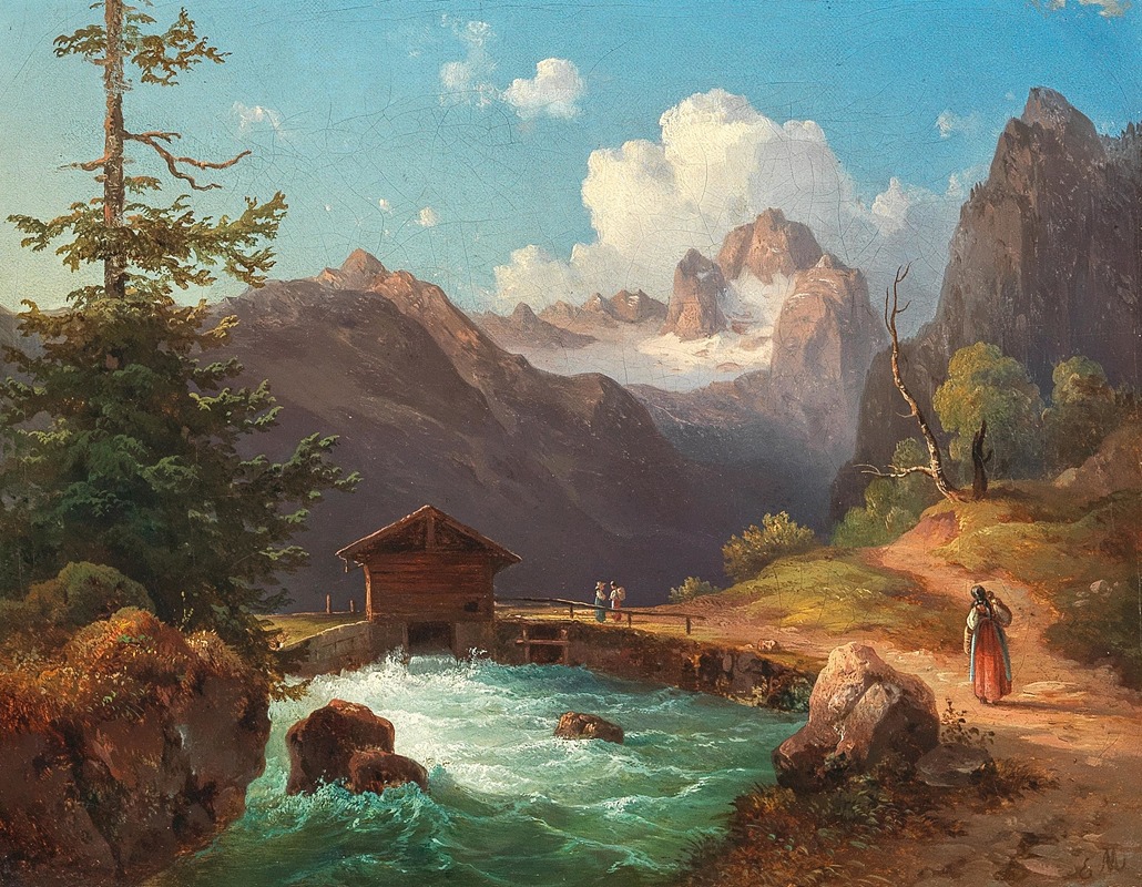 Edmund Mahlknecht - A View of the Dachstein Massif