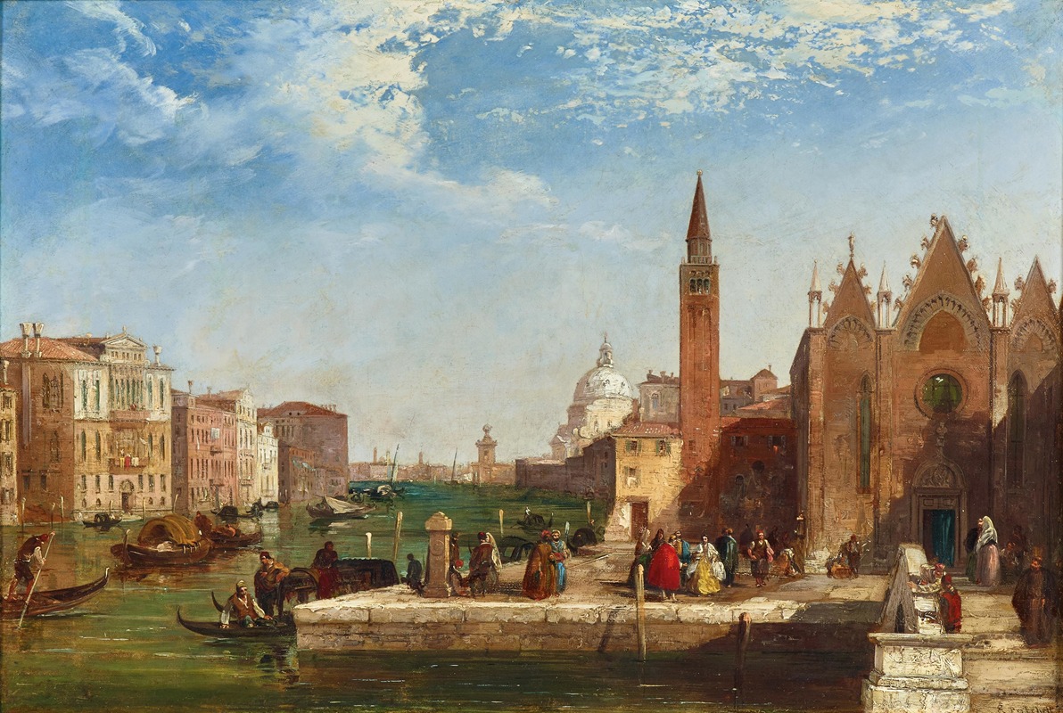 Edward Pritchett - Venice, A View of the Grand Canal
