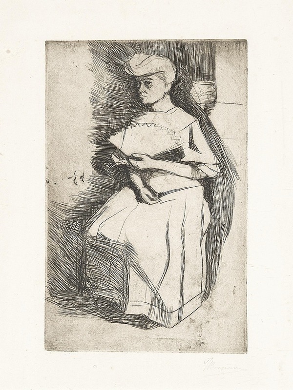 Umberto Boccioni - Donna con ventaglio