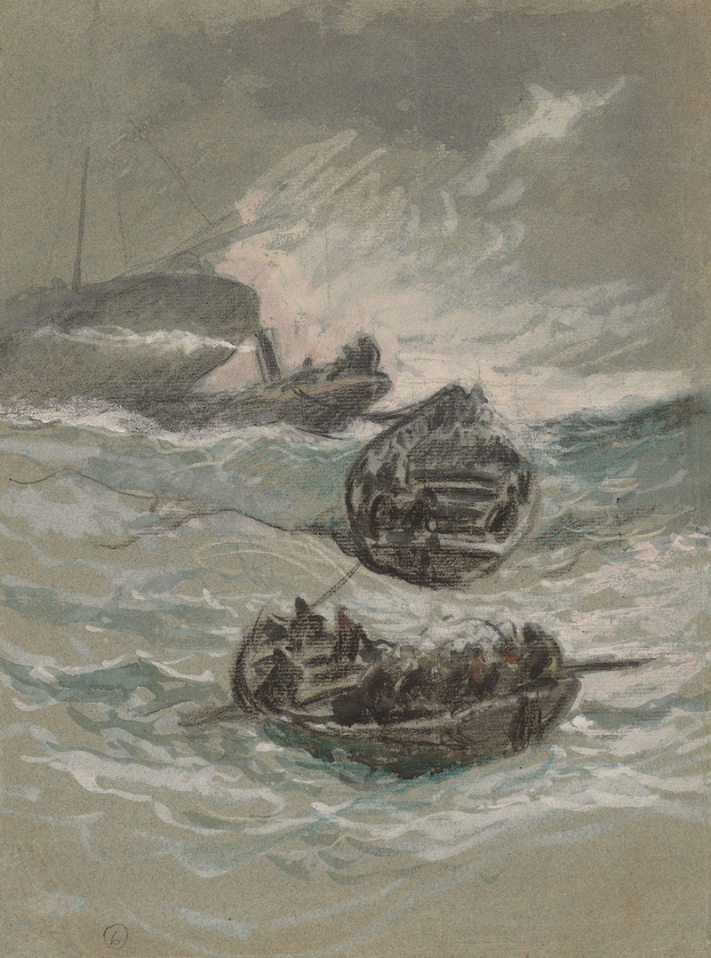 Elihu Vedder - The Shipwreck