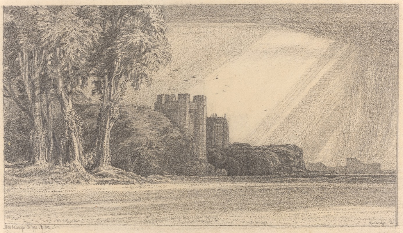 Frederick Landseer Maur Griggs - Landscape with Castle