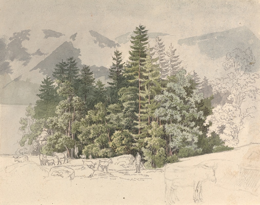 Friedrich Salathé - Alpine Landscape