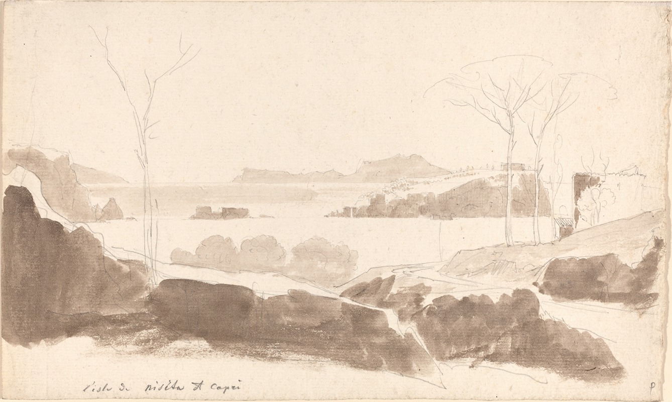 Friedrich Salathé - View of the Islands of Nisida and Capri
