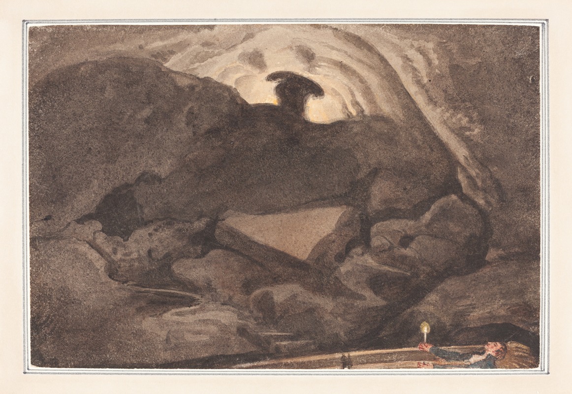 George Cumberland - Scene in a Cave