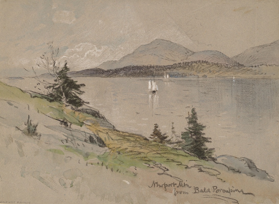 George Henry Smillie - Newport Mountain from Bald Porcupine