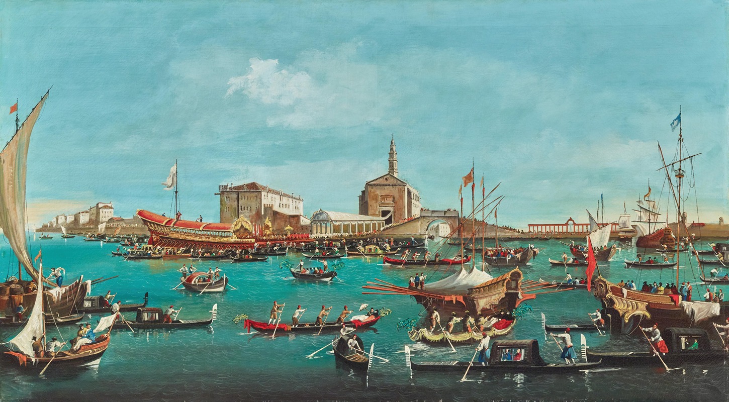 Guglielmo Da Re - The departure of the Bucintoro