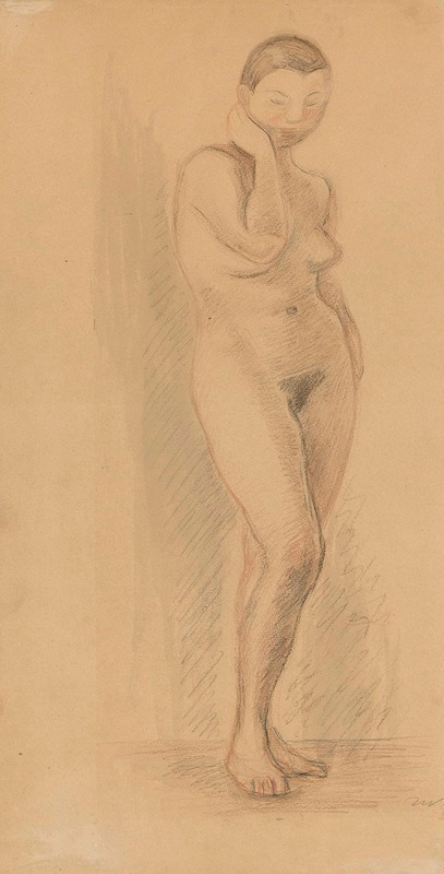 Zygmunt Waliszewski - Standing nude, IV
