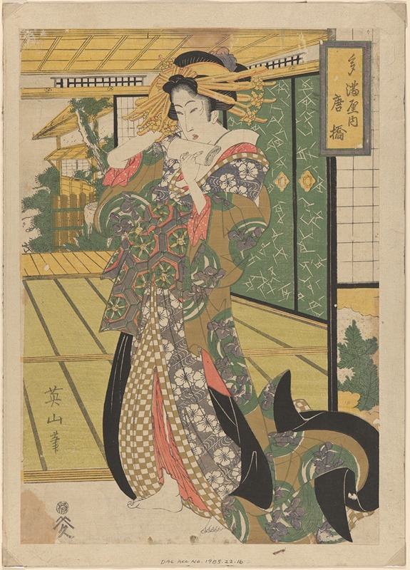 Kikukawa Eizan - Geisha