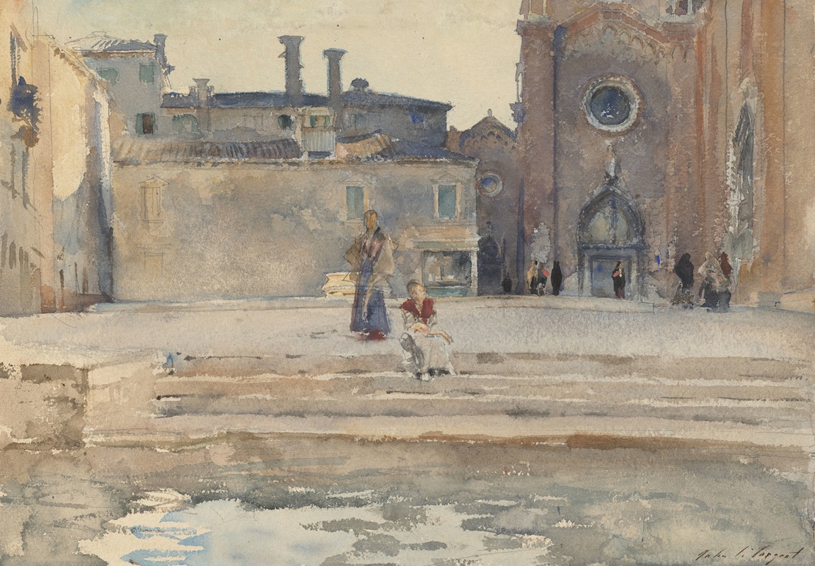 John Singer Sargent - Campo dei Frari, Venice