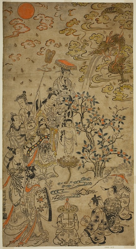 Hanegawa Chincho - Birth of the Buddha