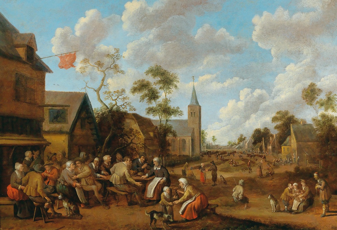 Joost Cornelisz Droochsloot - A village feast