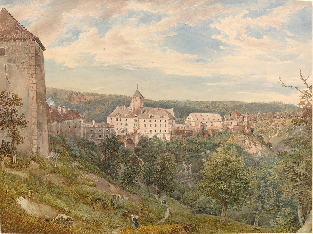 Josef Höger - Eichhorn Castle at Evening