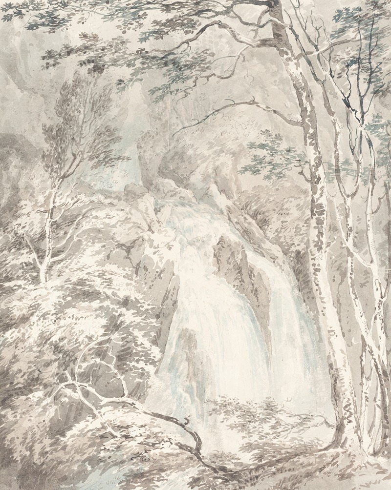 Joseph Mallord William Turner - A Waterfall