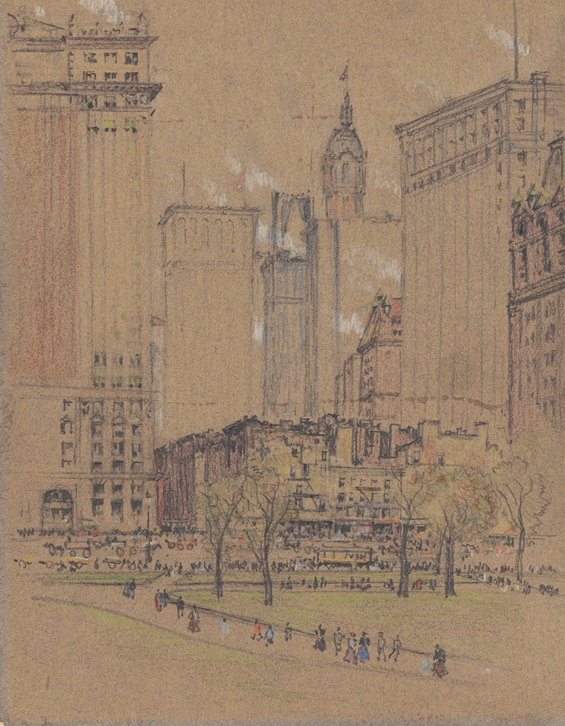 Joseph Pennell - New York,the Old and the New