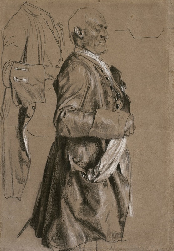 Adolph von Menzel - Studie für ‘Flötenkonzert Friedrichs II. in Sanssouci’